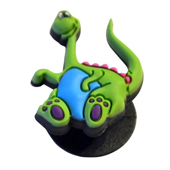 2006-07 Dinosaur Blue Belly Jibbitz™ Kids Shoe Charms - Picture 1 of 1